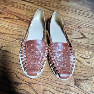 Nisolo Haurache Sandal in color Brandy